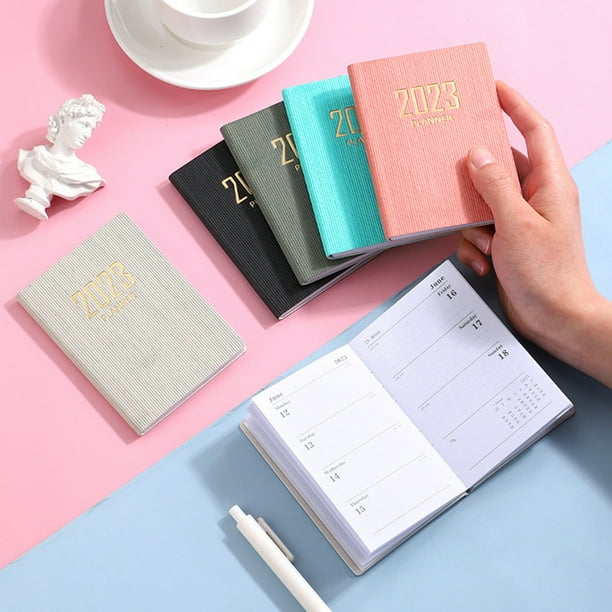 2023 Daily Planner Notebook Portable A7 Pocket Calendar 60 Sheets/120