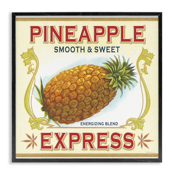 Stupell Industries Traditional Black Framed Giclee Art, 12 x 12, by Classic Cannabis/Life Is High