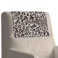 thumbnail image 7 of TSOVTHRID Gray Leopard Print Sofa Headrest Protector Washable PU Leather Headrest Cover for Recline Chair 17x27in Non Slip Couch Head Rest Covers for Furniture,Living Room, 1 PCS, 7 of 7