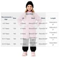 thumbnail image 2 of Girls Ski Suits Waterproof Jumpsuit with Hood Insulated Midweight Zipper Closure Warm Kids Winter Snow Jacket Pink 4-12 Years, 2 of 7