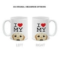 thumbnail image 3 of WIRESTER 11 Oz Ceramic Tea Cup Coffee Mug, I Love My Cream Labrador Retriever Dog, 3 of 8