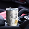 thumbnail image 4 of 30oz Fall Pumpkins Leaves Pattern Tumblers Stainless Steel Tumbler with Lid and Straw,Vacuum Insulated Double Wall Travel Tumbler Cups Mug with Cleaning Brush for Coffee,Tea, 4 of 7