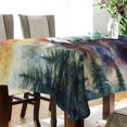 thumbnail image 5 of DEIARA American Flag Eagle Tree Square Tablecloth 54×72in Polyester Fabric Tablecloth Washable Dust Resistant Wrinkle Resistant, 5 of 9