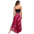 thumbnail image 2 of Jdlsppl Women's Summer Cover Up Skirt Beach Boho Bphemian Printed Dress Flowy Swing Beach Tie Up High Waisted Style2 Small-Large, 2 of 4