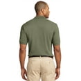 thumbnail image 2 of Port Authority Men's Pique Knit Polo 4XL Faded Olive, 2 of 2