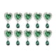 thumbnail image 3 of 10 abalorios de amor con colgante de corazón de diamantes de imitación para la fabricación de joyas para la fabricación de fundas de teléfono, 3 of 7