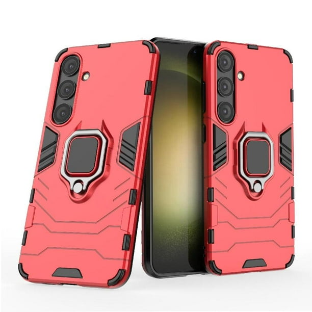 Funda para Samsung Galaxy S24 5G con Soporte Anillo Giratorio 360° y Protección Resistente a Golpes y Caídas