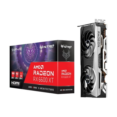 Sapphire NITRO+ Radeon RX 6600 XT - Graphics card - Radeon RX 6600 XT - 8 GB GDDR6 - PCIe 4.0 - 3 x DisplayPort, HDMI