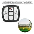 thumbnail image 4 of OULII 1set Portable Golf Practice Net Set With Hitting Mat Tees Pu Balls For Training And Skill Improvement, 4 of 8