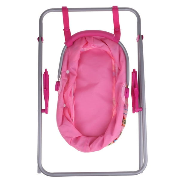 Columpio De Muñeca De Plástico, Juguete De Simulación Para Niñas, Color Aleatorio, Fácil De Montar