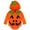 B, variant on Esho 0-18M Baby Girl Boy Halloween Clothes Rompers Pumpkin Hooded Bodysuits Holiday Outfits