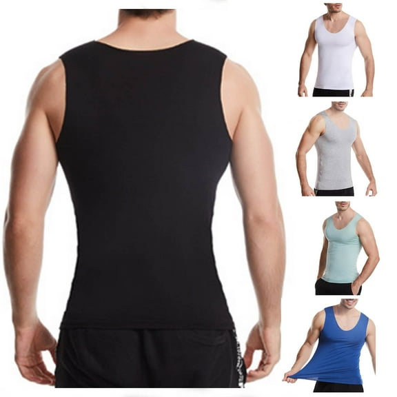 CHGBMOK Tank Tops Men Workout Tank Tops Mesh Gym Sleeveless Bodybuilding Shirts Fitness Athletic Muscle Tee Sizes L-5XL