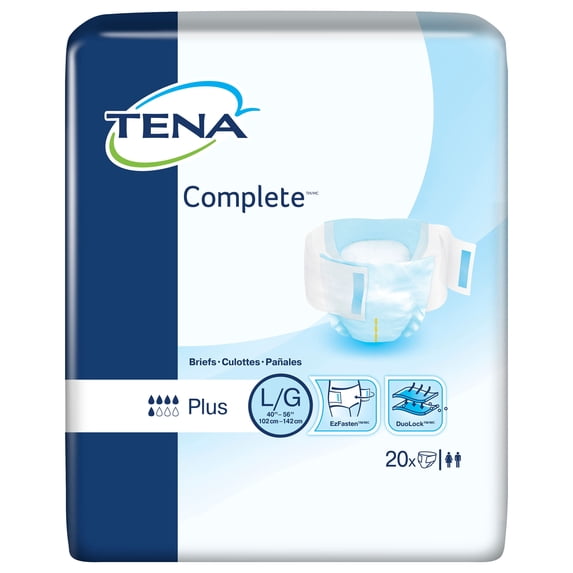 TENA Complete Adult Incontinence Brief Moderate Absorbency