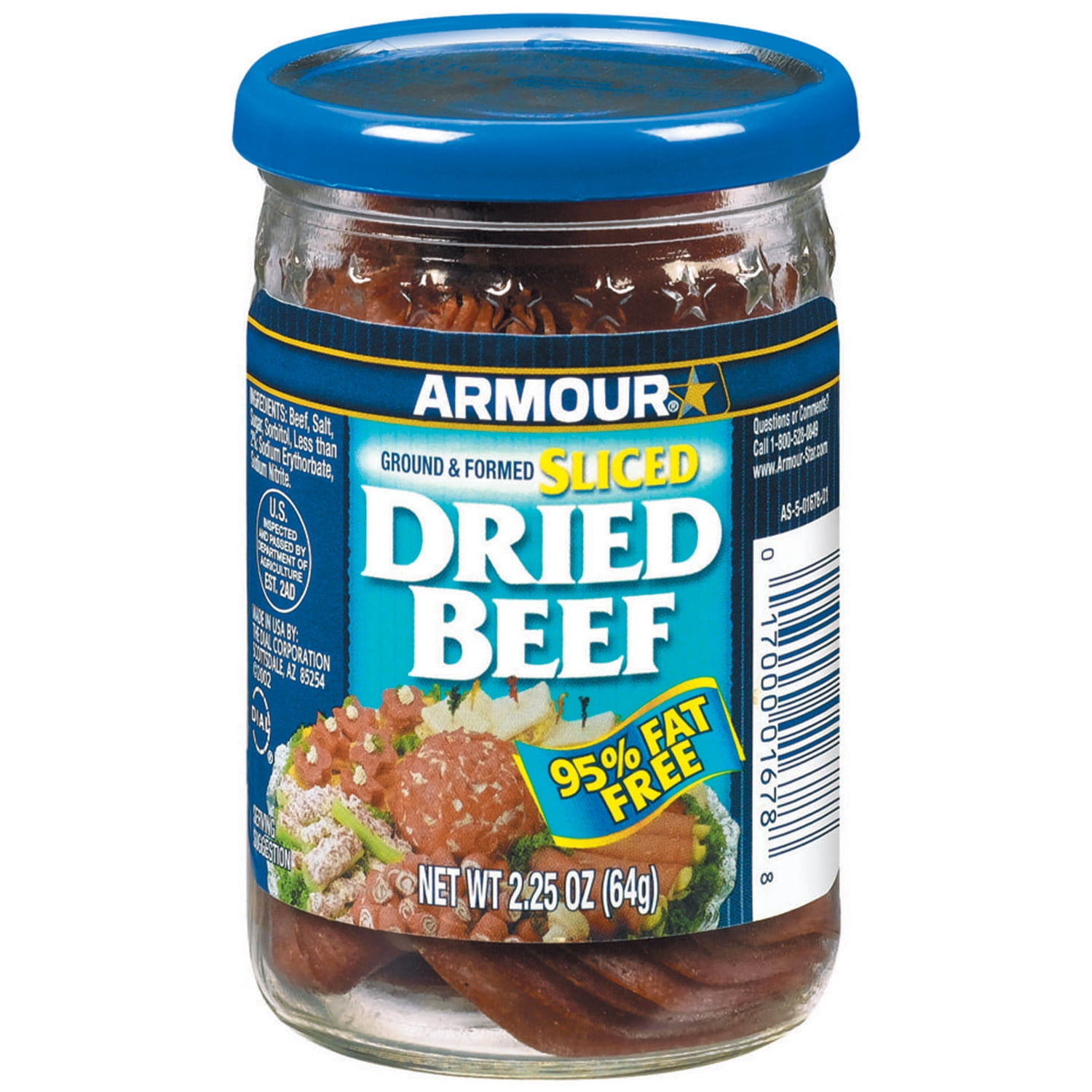Armour Sliced 95% Fat Free Beef Dried, 2.25 oz by Pinnacle Foods
