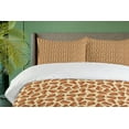 thumbnail image 4 of Ambesonne Dessert Duvet Cover Set, Pumpkin Pie Slices Theme, 2-Calking, Marigold and Pale Peach, 4 of 7