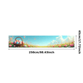 thumbnail image 3 of Spring Themed Yellow Ribbon Banner with Spring Awakening TextBasket of Colorful Flower Field Background Celebrations Gatherings and Family Photo Props, 3 of 4
