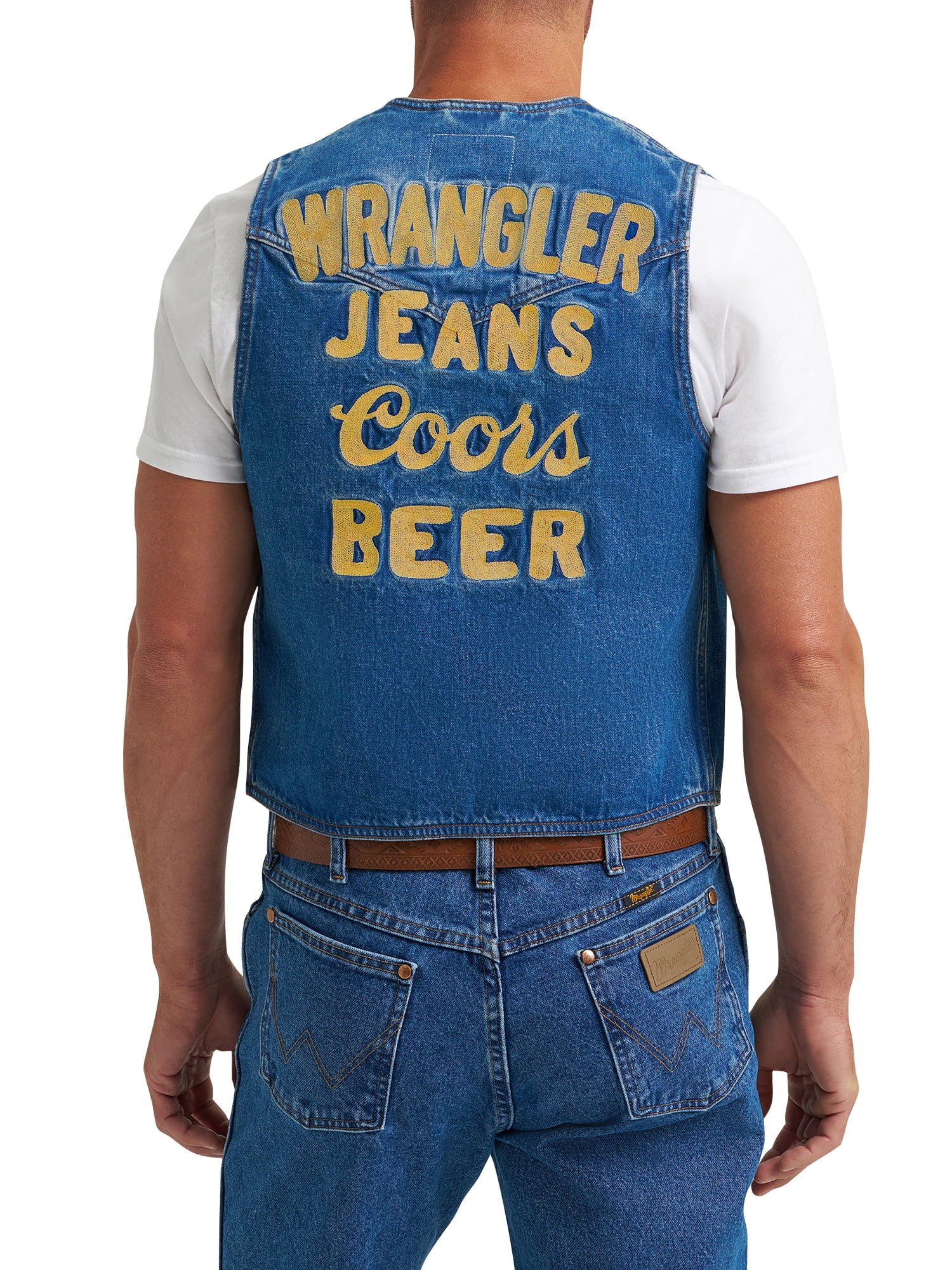 Wrangler® x Coors® Denim Vest, Sizes S-2XL
