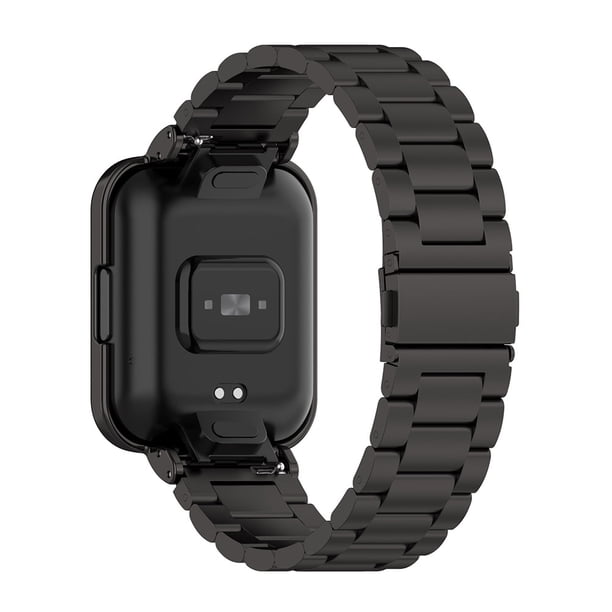 Funda con banda de metal NikouMX Compatible con Xiaomi Redmi Watch2 Lite Correa de metal