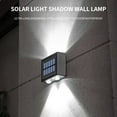 thumbnail image 2 of Wovilon 2Pcs Solar Energy Up And Down Luminous Wall Lamp Outdoor Garden Decoration Wall Lamp Outdoor Waterproof Wall Washing Lamp Small Night Lamp, 2 of 6