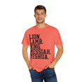 thumbnail image 4 of Uplifting Christianity Statements Devotee Distressed Line Vintage Religious Advantages Uplifting Scriptures Unisex Garment-Dyed T-shirt, 4 of 4