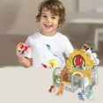 thumbnail image 4 of Christmas Playhouse Cardboard Coloring House Build & Color Playhouse Diy Life Size House For Kids Holiday Craft Activity Gift Decorate Personalize Cottage Fort, 4 of 7