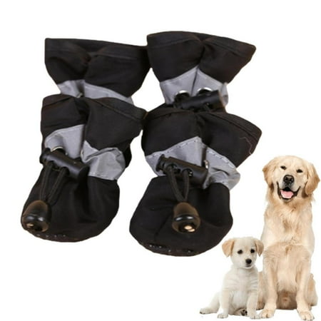 AITOCO Dog Water Shoes 4 PCS Dog Rain Boots Dog Shoes Dog Rain Boots with Adjustable Drawstring Soft Breathable Anti-Slip Dog Paw Protector for Small Medium Dogs and Cats wonderful