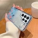thumbnail image 4 of For Samsung Galaxy S24 Case, Cute Gradient Pink Butterfly Flower Case, Soft TPU Shockproof Lens Protection Electroplated Protective Case, 4 of 5
