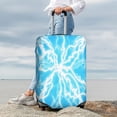 thumbnail image 7 of Fuzoiu Light blue flash Print Suitcase Cover,Washable Luggage Covers for Suitcase,Elastic Luggage Protector Cover,Scratch Resistant Travel Suitcase Covers-Large, 7 of 7