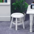 thumbnail image 2 of Taburete redondo de madera en miniatura Dollhouse Furniture, escala 1:12, 2 of 3