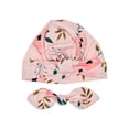 thumbnail image 2 of DPTALR Newborn Baby Boy Girl Baby Sun Hat Floral Bowknot Cap Toddler Turban Photo Props, 2 of 7