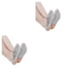 thumbnail image 4 of Calcetines de tacón alto Jumpingount 2 piezas de poliéster transpirables antideslizantes para mujer Gris, 4 of 6