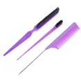 thumbnail image 1 of Estbridge 1 Set Pin Tail Comb Reusable Comb Hair Styling Tool Hair Detangling Tool Hair Brush for Barber, 1 of 6