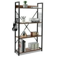 thumbnail image 1 of Costway 4 -Tier Industrial Bookshelf Open Storage Bookcase Display Shelf for Home Office, 1 of 10