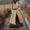 thumbnail image 2 of Western Style Double Blend Coat Winter Warm Long Trench Overcoat Fashion Outerwear For Ladies Casual Fall And Jacket Classic Elegant Design winter clothing for women, 2 of 4
