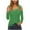 Green, variant on Women's Fashion Casual Off Shoulder Solid Color Long Sleeved Top