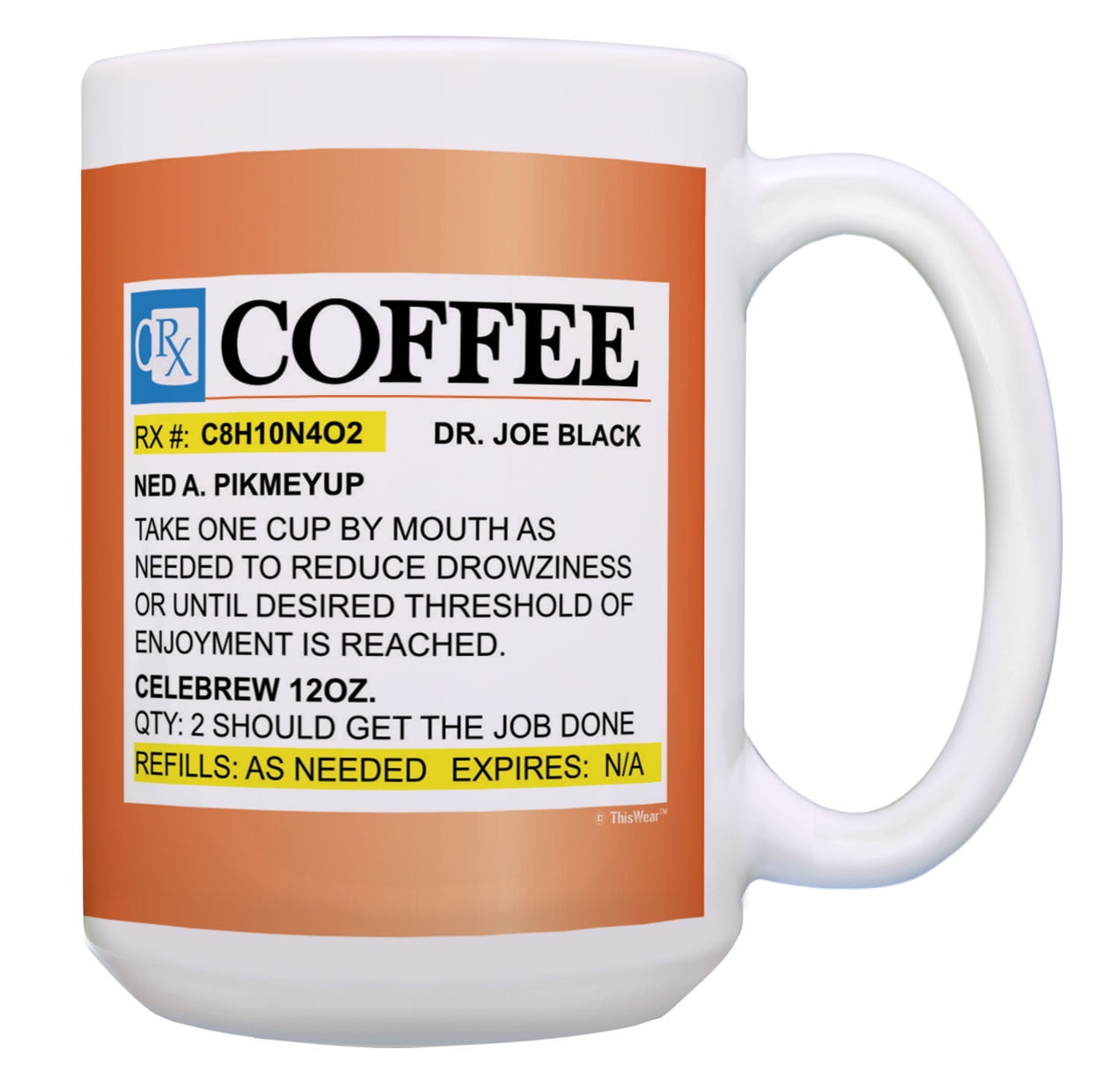 Skitongifts Funny Ceramic Novelty Coffee Mug This Is Probably Whiskey