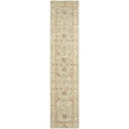 thumbnail image 3 of SAFAVIEH Antiquity Lorraine Floral Bordered Wool Runner Rug, Grey Blue/Beige, 2'6" x 18', 3 of 4