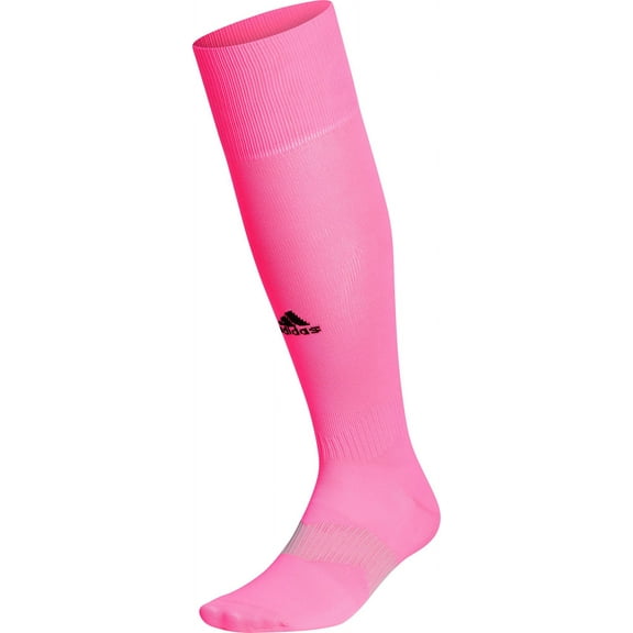 adidas Metro V Over the Calf Soccer Socks (Ultra Pop/Black/ Grey, M)