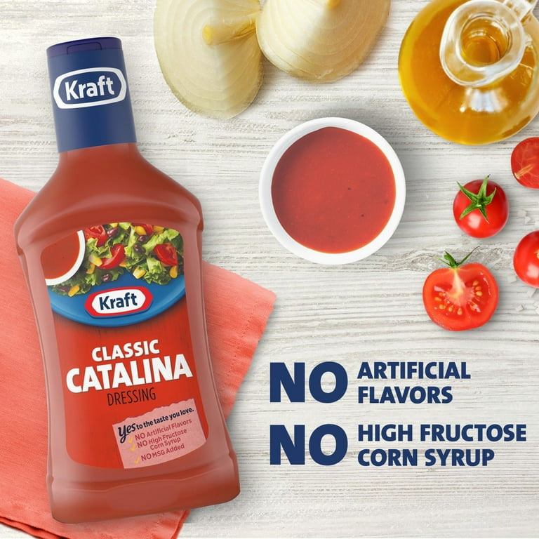 kraft classic catalina dressing Kraft Zesty Catalina Dressing - 16 Fl. Oz