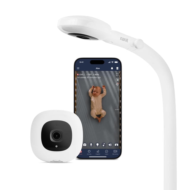 Monitor para Bebé Nanit Pro Cámara Wi-Fi 1080p con Audio Bidireccional