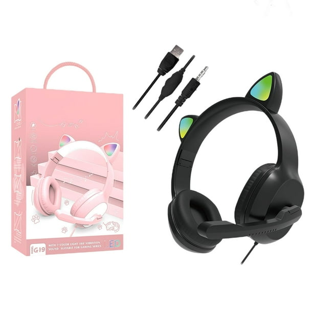 G19 Laptop Mobile Gaming Headset Auriculares Para Juegos Con Cable Protable Convenientes Auriculares Eigraketly EL016433-03