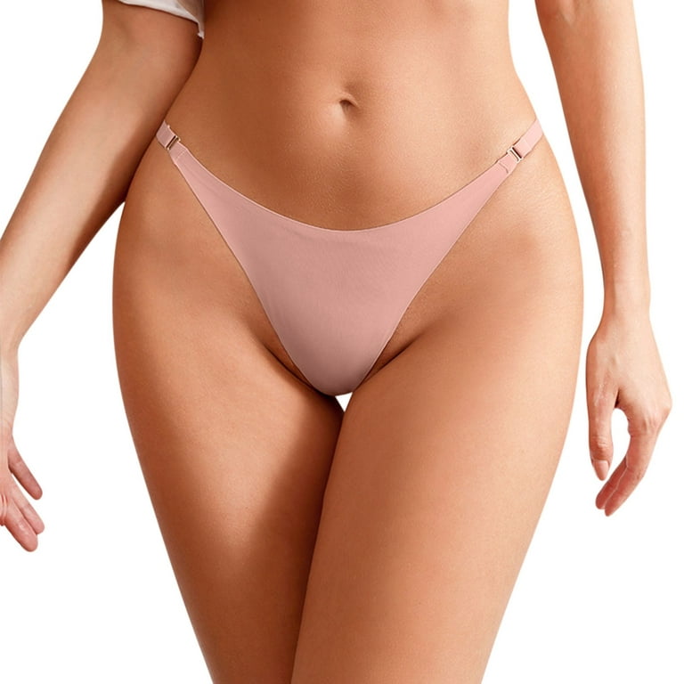 zuwimk Panties For Women,Women's Cotton Stretch Logo Bikini Panties Pink,M  