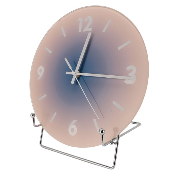 Reloj De Pared Con Pilas De 12 Pulgadas, Reloj De Cristal Silencioso Con Números Grandes, Para Sala De Estar, Dormitorio, Cocina Y Oficina