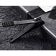 thumbnail image 4 of Juego de cortaúñas de acero inoxidable negro mate: 3 piezas para uñas de las manos, uñas de los pies gruesas y uñas encarnadas, ideal para hombres y mujeres, 4 of 5