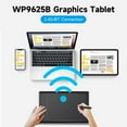 thumbnail image 2 of TFixol WP9625B Graphics Tablet Drawing Tablet 8192 Levels Pressure Sensitivity 5080LPI Resolution 230PPS Read Speed 2.4G/BT Connection, 2 of 8