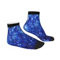 thumbnail image 3 of Bingfone Blurred Star Snow Christmas Design Patterned Men'S Women'S Casual Cotton Socks, 3 of 9