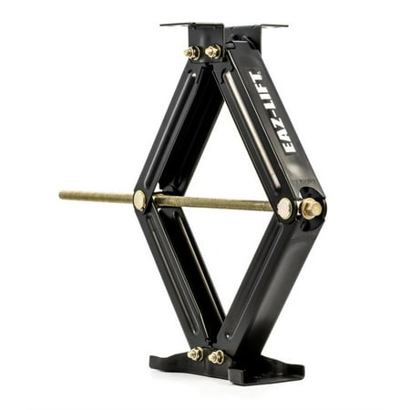 Camco Eaz-Lift 24" Leveling Scissor Jack 5,000-Pound Rating | Black | Metal (48810)