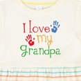 thumbnail image 4 of Inktastic I Love My Grandpa Girls Baby Dress, 4 of 5