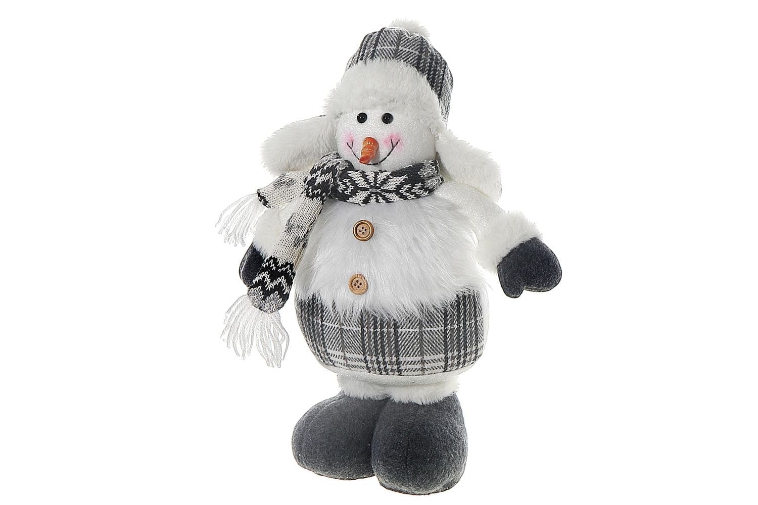 Winter Snowman Plush Stander