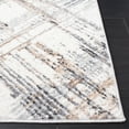 thumbnail image 3 of SAFAVIEH Shivan Melanie Abstract Brush Area Rug, Ivory/Grey, 6'7" x 6'7" Square, 3 of 8